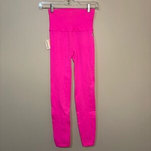 Free People Movement Good Karma High-Rise 7/8 Length Leggings Hot Pink XS/S